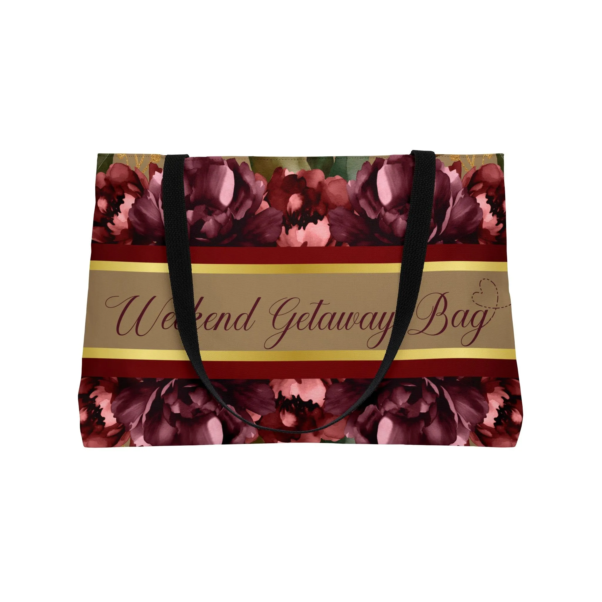 Floral Weekender Tote Bag