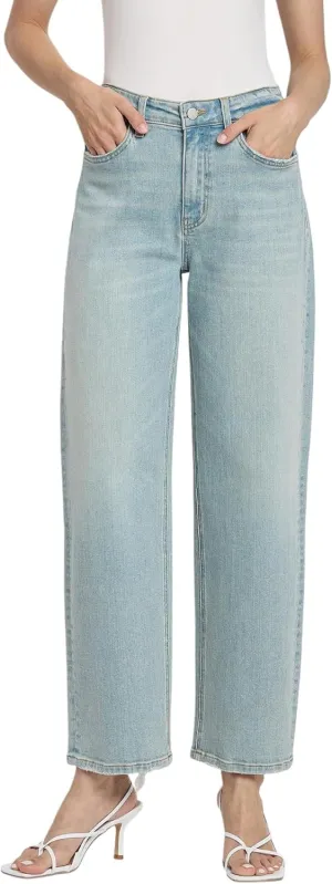 Flying Monkey High Rise Ankle Barrel Jeans F5720