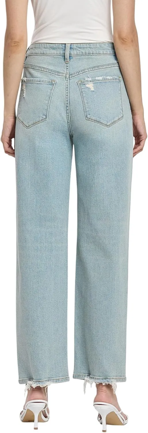 Flying Monkey High Rise Ankle Barrel Jeans F5720
