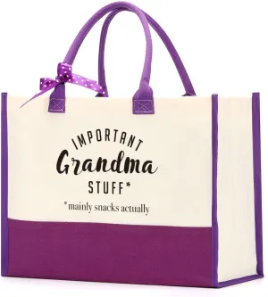 FORBIDDEN PAPER Gifts Tote Bag Important Stuff Tote Gift Gifts Birthday for Shopping Bag Grocery Bag Utility Tote