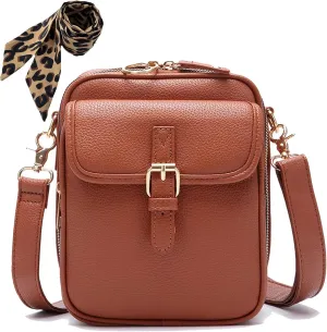 Forcipower Crossbody Bag, Collaboraten1 Adjustable Leather Urvashi Bag, Women Mini Shoulder 10 Card Slots