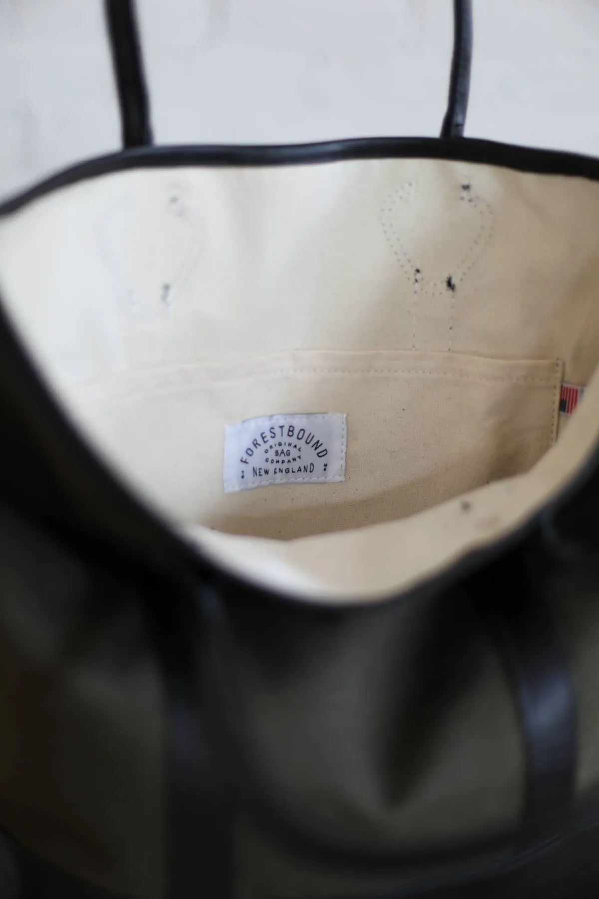 Forestbound - Reclaimed Canvas Tote Bag