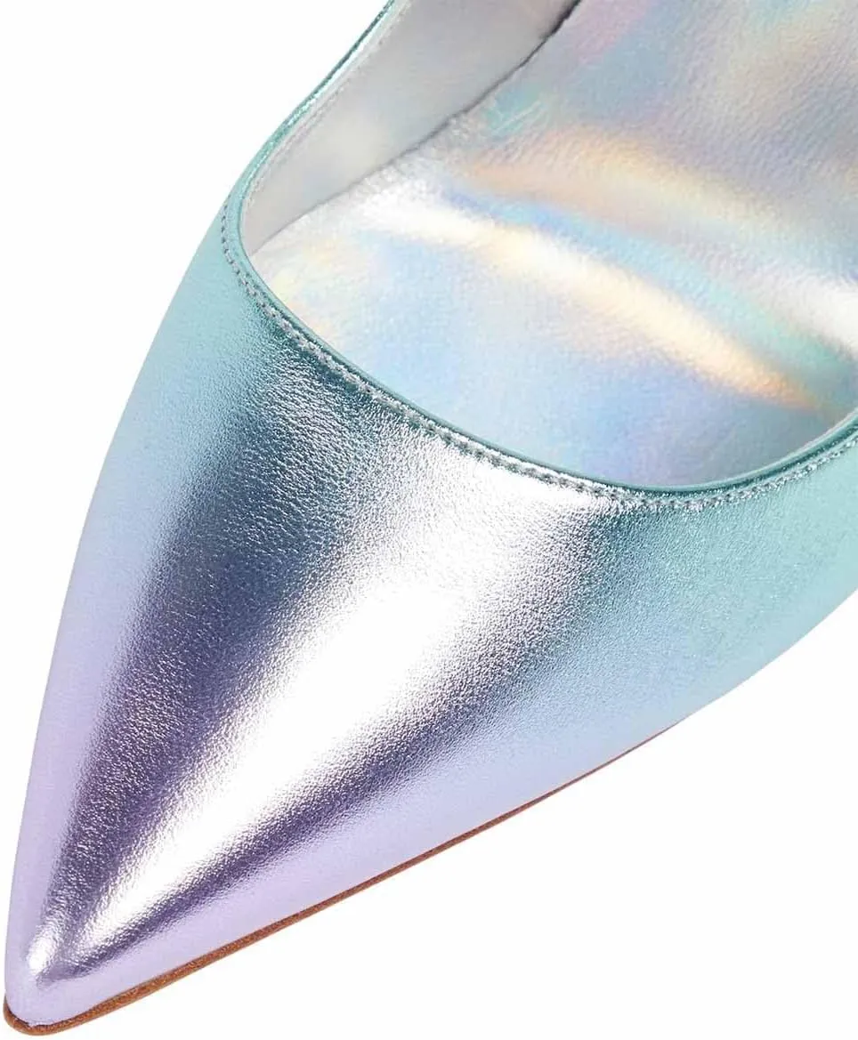 FSJ Women Pumps Closed Pointed Toe Cone High Heel Slip On Classic Office Special Ladies Wedding Shoes Size 4-16 US
