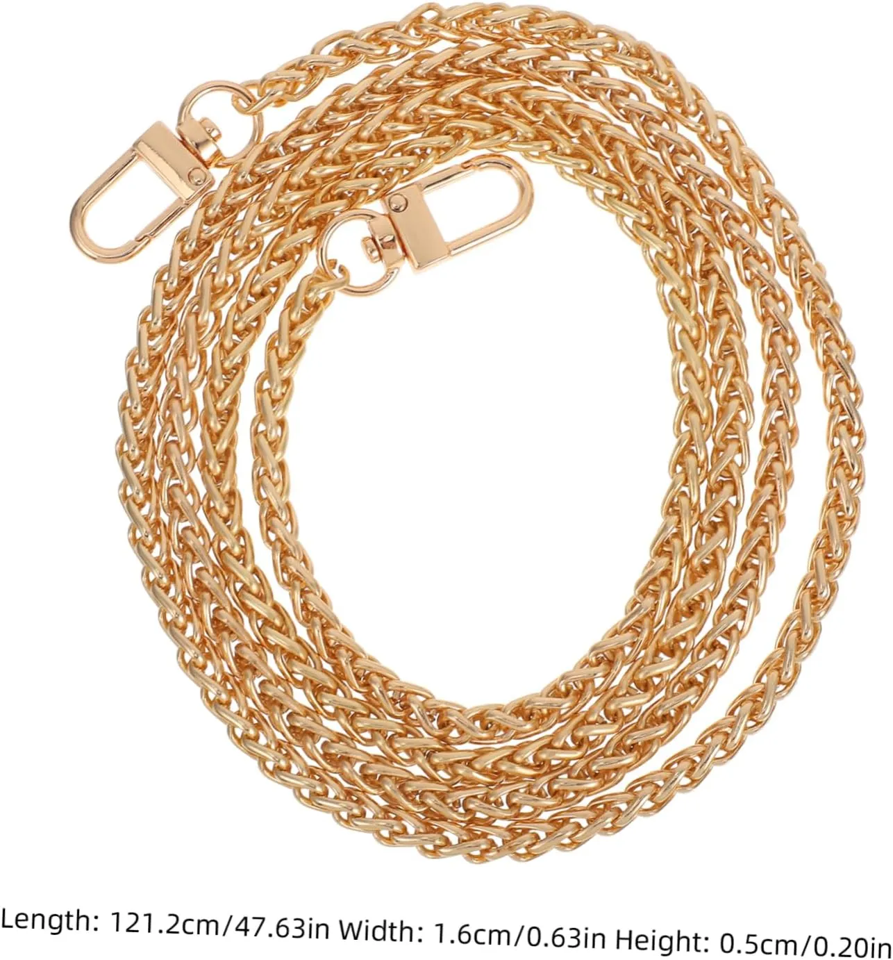 Gadpiparty Chain Purse Strap Chain for Handbags Stylish Shoulder Accessory with Rotating Buckle Versatile Bag Straps for Every Occasion