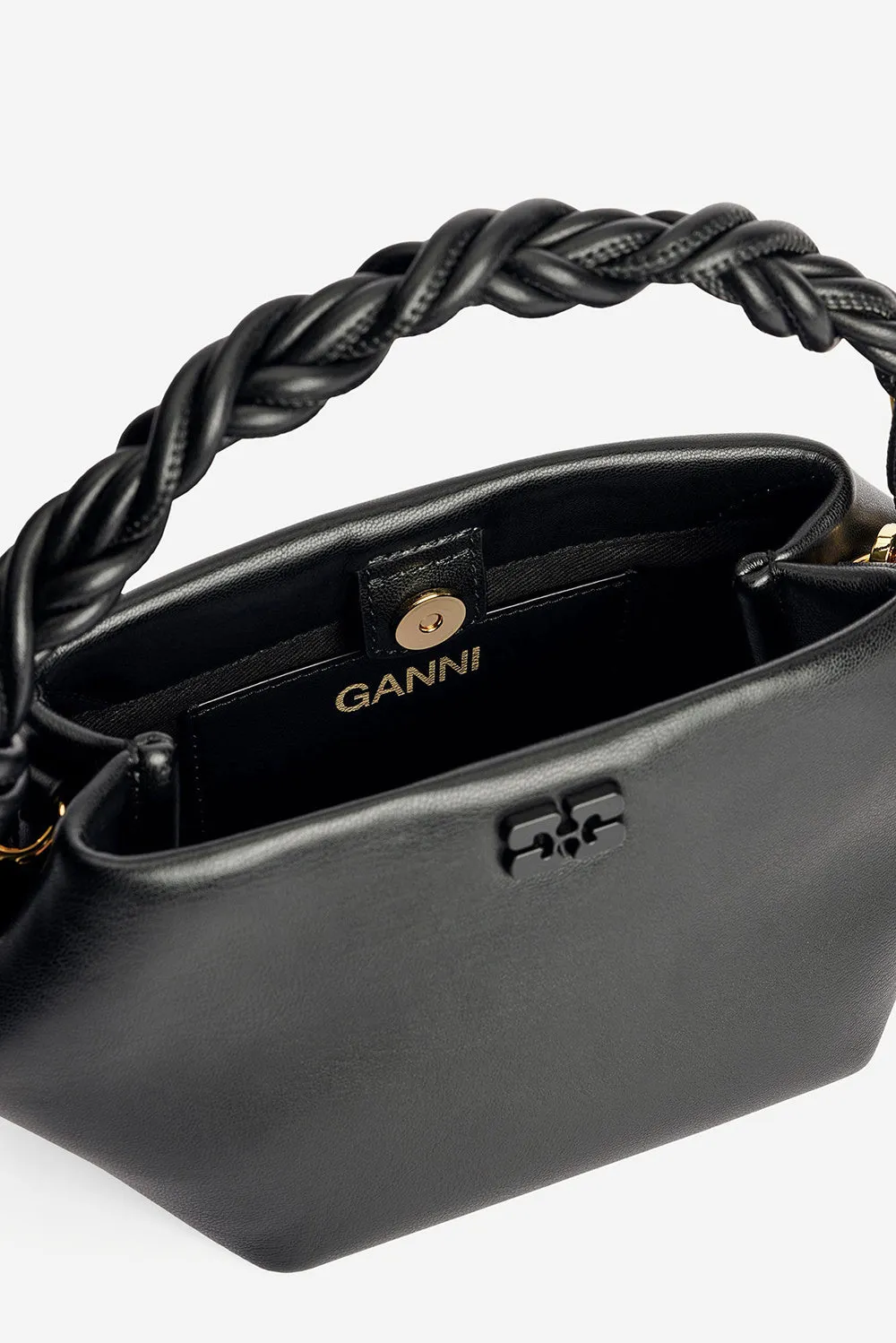 Ganni crossbody Bou Bag Mini zwart
