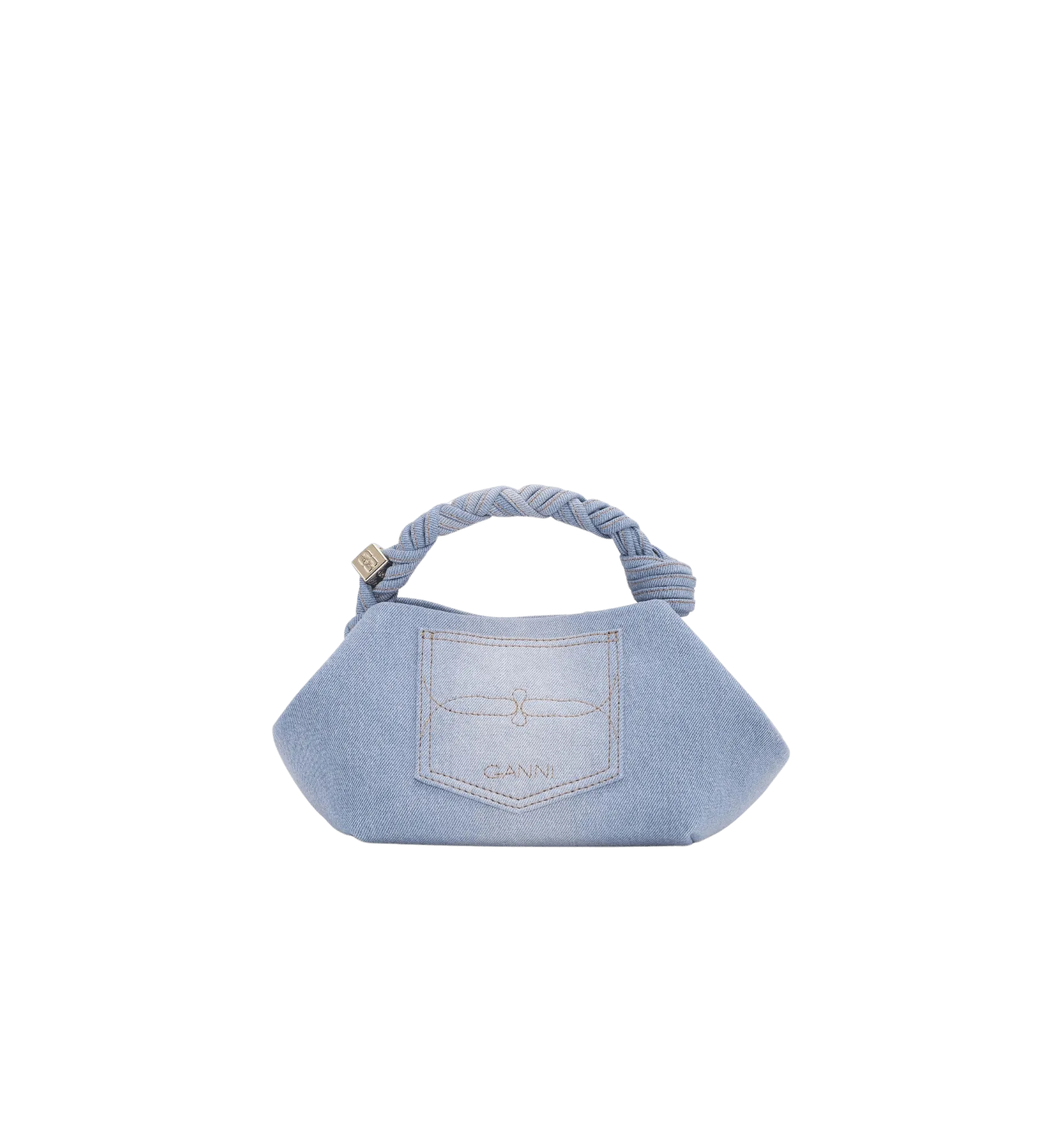 GANNI Washed Denim Bou Bag Small