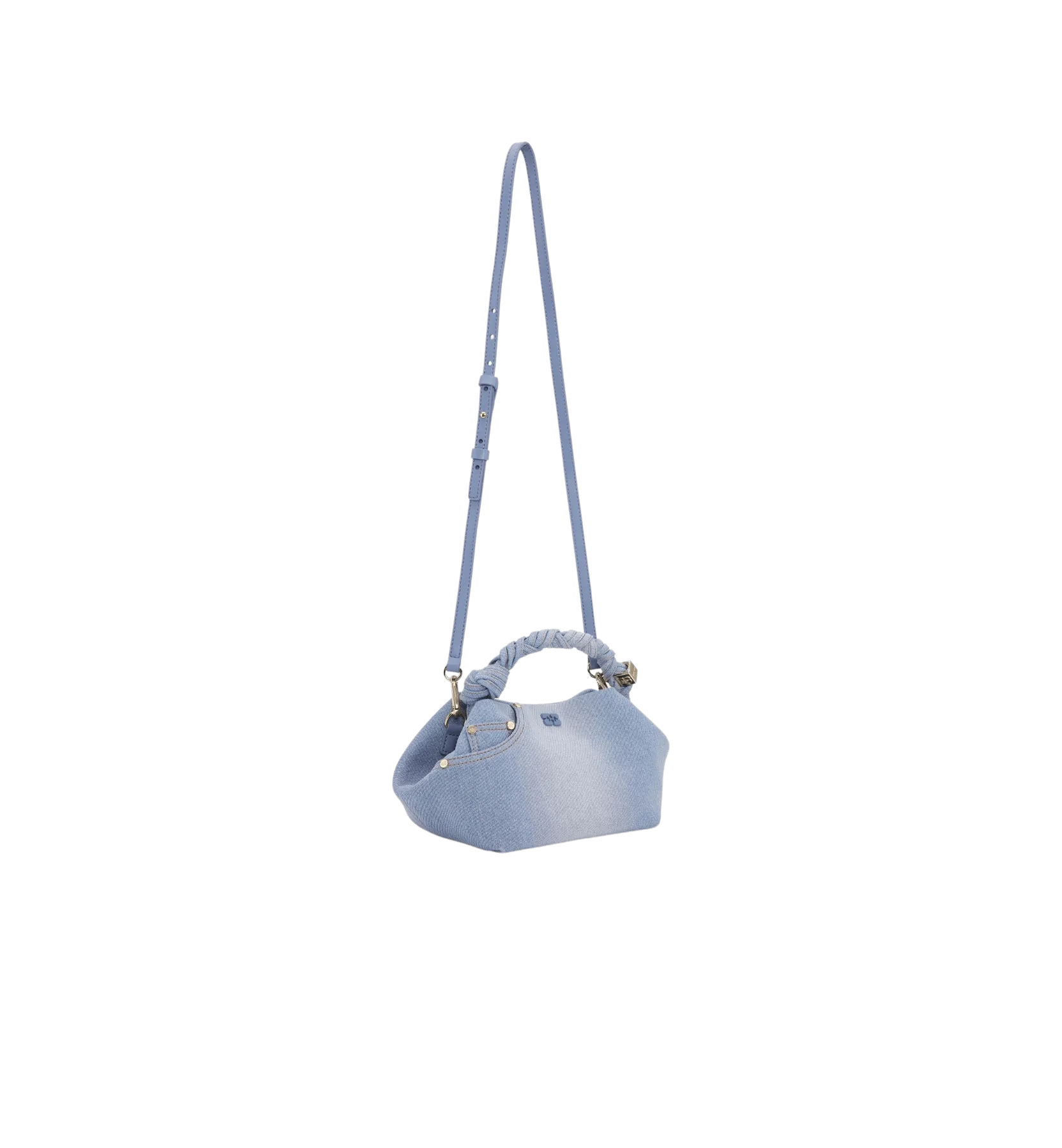 GANNI Washed Denim Bou Bag Small