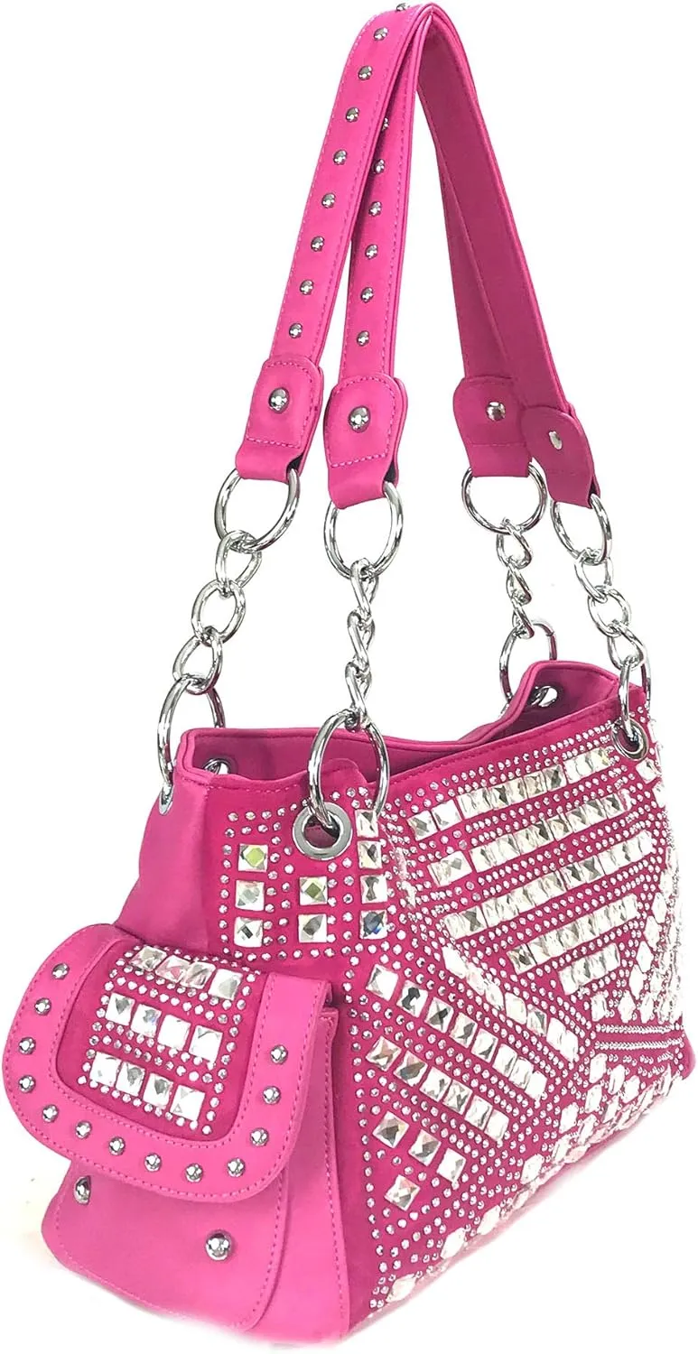 Gem Studded Rhinestone Concealed and Carry Purse