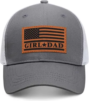 Girl Father Daddy Gifts Dad Hats for Men, Adjustable Dad Trucker Hat, Fathers Day Birthday Gifts from Daughter