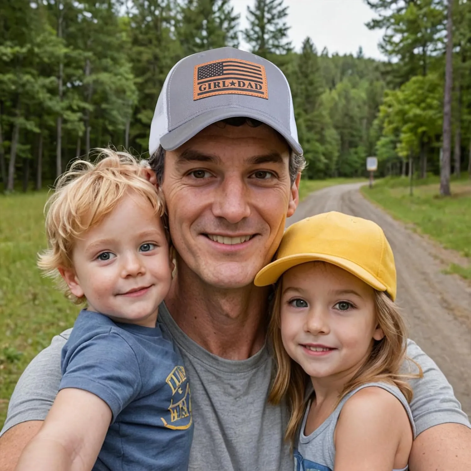 Girl Father Daddy Gifts Dad Hats for Men, Adjustable Dad Trucker Hat, Fathers Day Birthday Gifts from Daughter