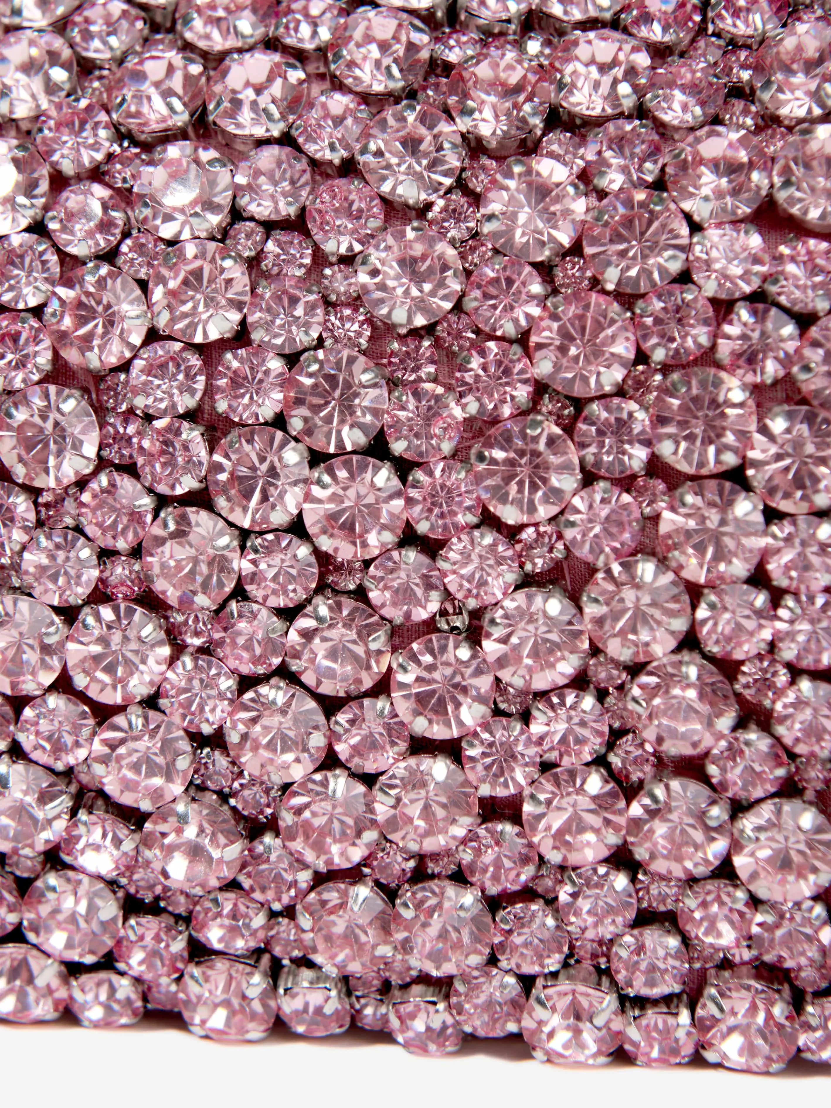 Girls Rhinestone Flap Bag in Pink (16cm)