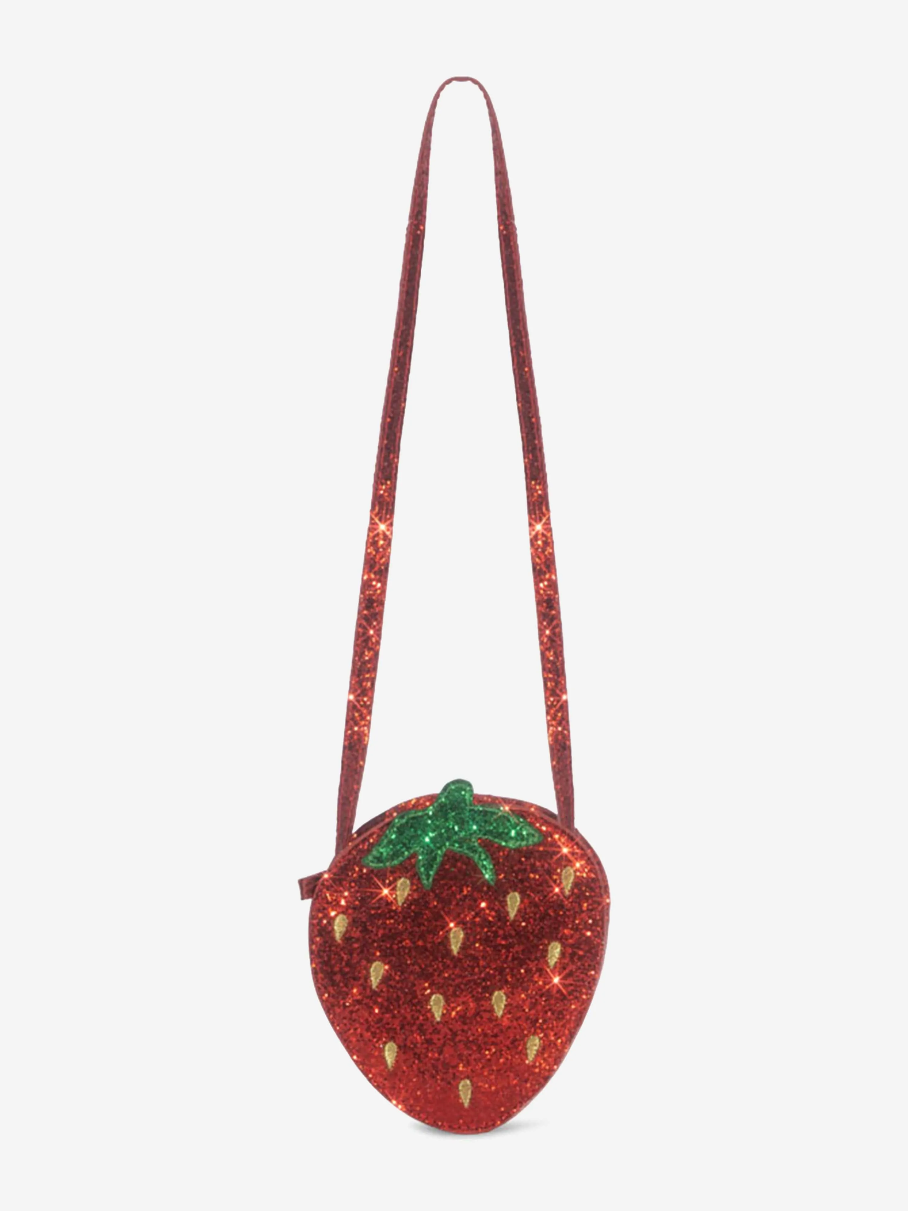 Girls Tut Strawberry Shoulder Bag in Red (15cm)
