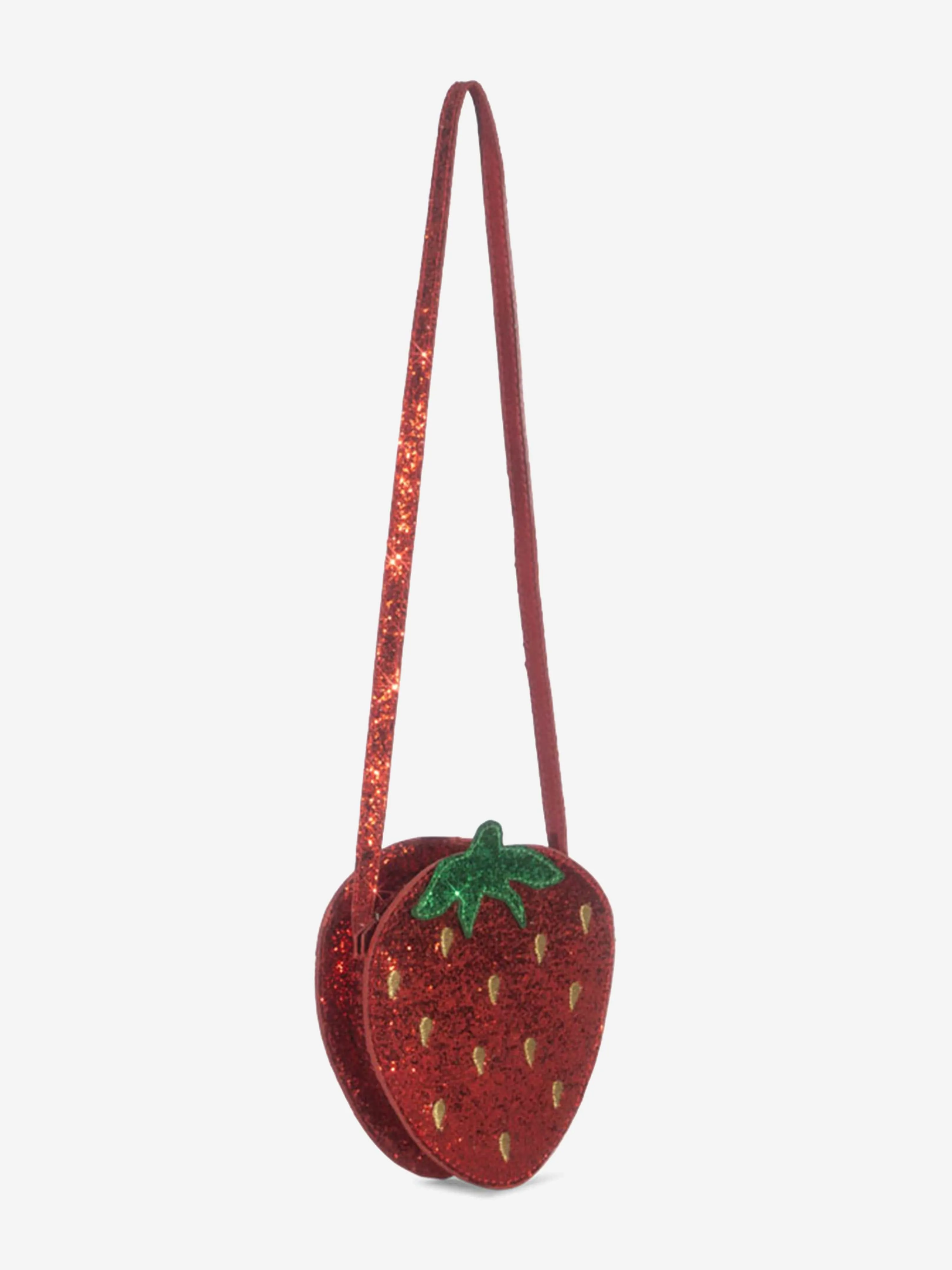 Girls Tut Strawberry Shoulder Bag in Red (15cm)