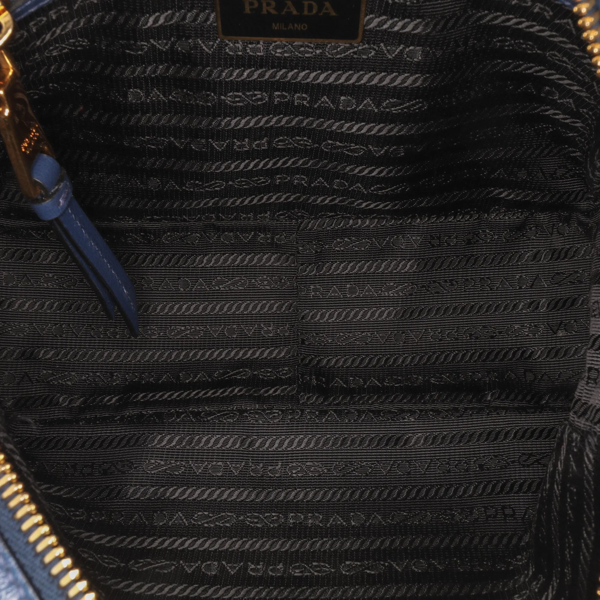 Glace Calf Logo Embossed Crossbody
