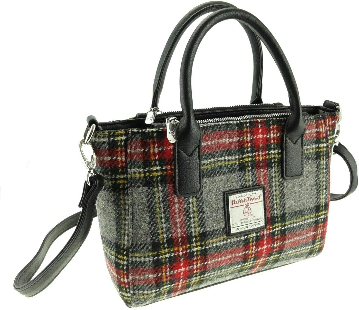 Glen Appin Harris Tweed Bag - Brora LB1228 Col 96 Small Tote Bag