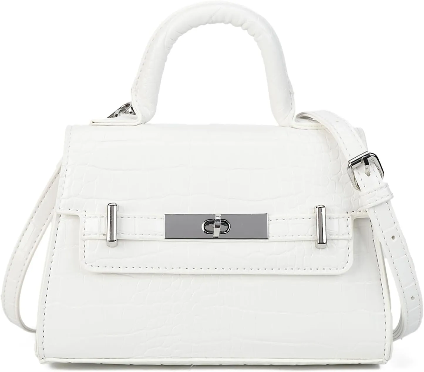 GLITZALL Small Cute Crossbody Purse for Women with Top Handle Designer Mini Tote Bag for Summer