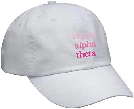 Go Greek Chic Baseball Cap - Pink Gradient