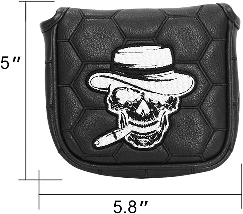 Golf Mallet Putter Head Cover Mallet Headcovers Magnetic Club Cover Perfect for Scotty Cameron Odyssey Taylormade Ping (4.7×6 inches)
