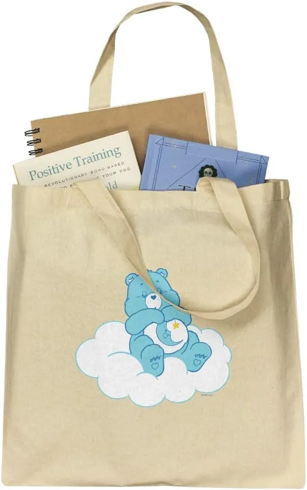 GRAPHICS & MORE Care Bears Bedtime Bear Grocery Travel Reusable Tote Bag