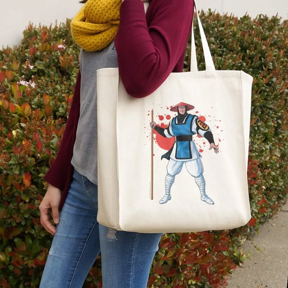 GRAPHICS & MORE Mortal Kombat Klassic Raiden Character Grocery Travel Reusable Tote Bag