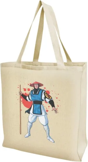GRAPHICS & MORE Mortal Kombat Klassic Raiden Character Grocery Travel Reusable Tote Bag
