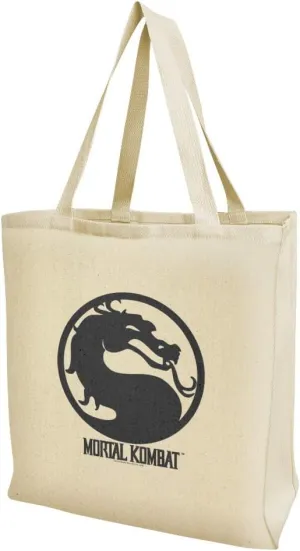 GRAPHICS & MORE Mortal Kombat Symbol Grocery Travel Reusable Tote Bag