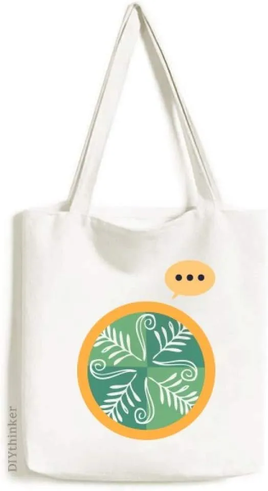 Green Leaves Mexico Totems Ancient Civilization Expression Gift Sack Canvas Tote Shoulder Bag