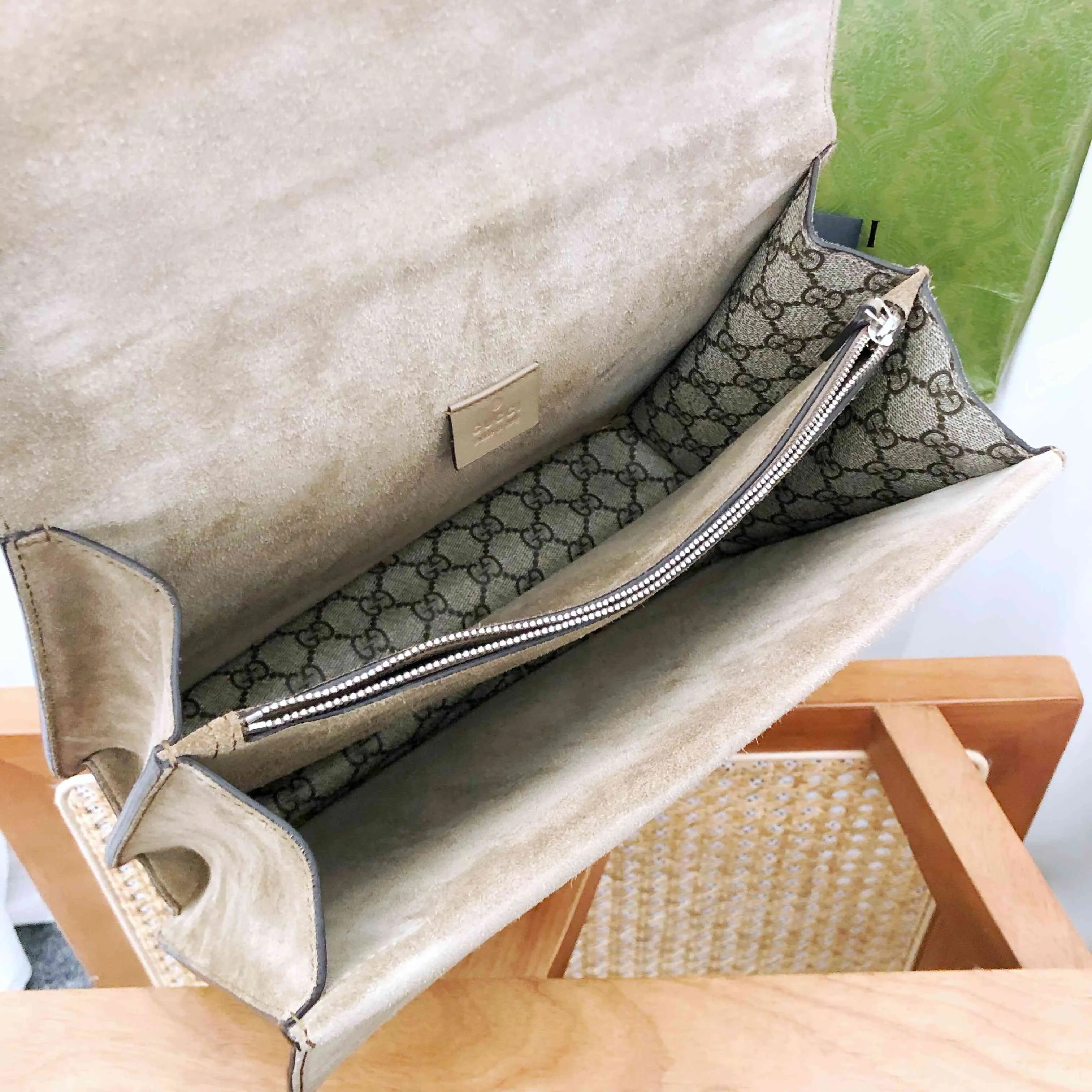 Gucci Dionysus GG Supreme Embroidered Shoulder Bag