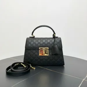 Gucci Padlock Two-Way Black Bag