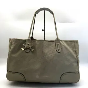 Gucci Preloved GG Imprime Tote Bag Beige