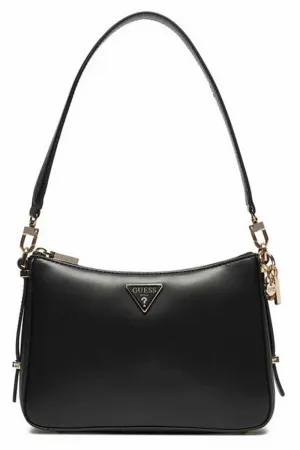 Guess Daryna Top Zip Shoulder Bag In Black For Women