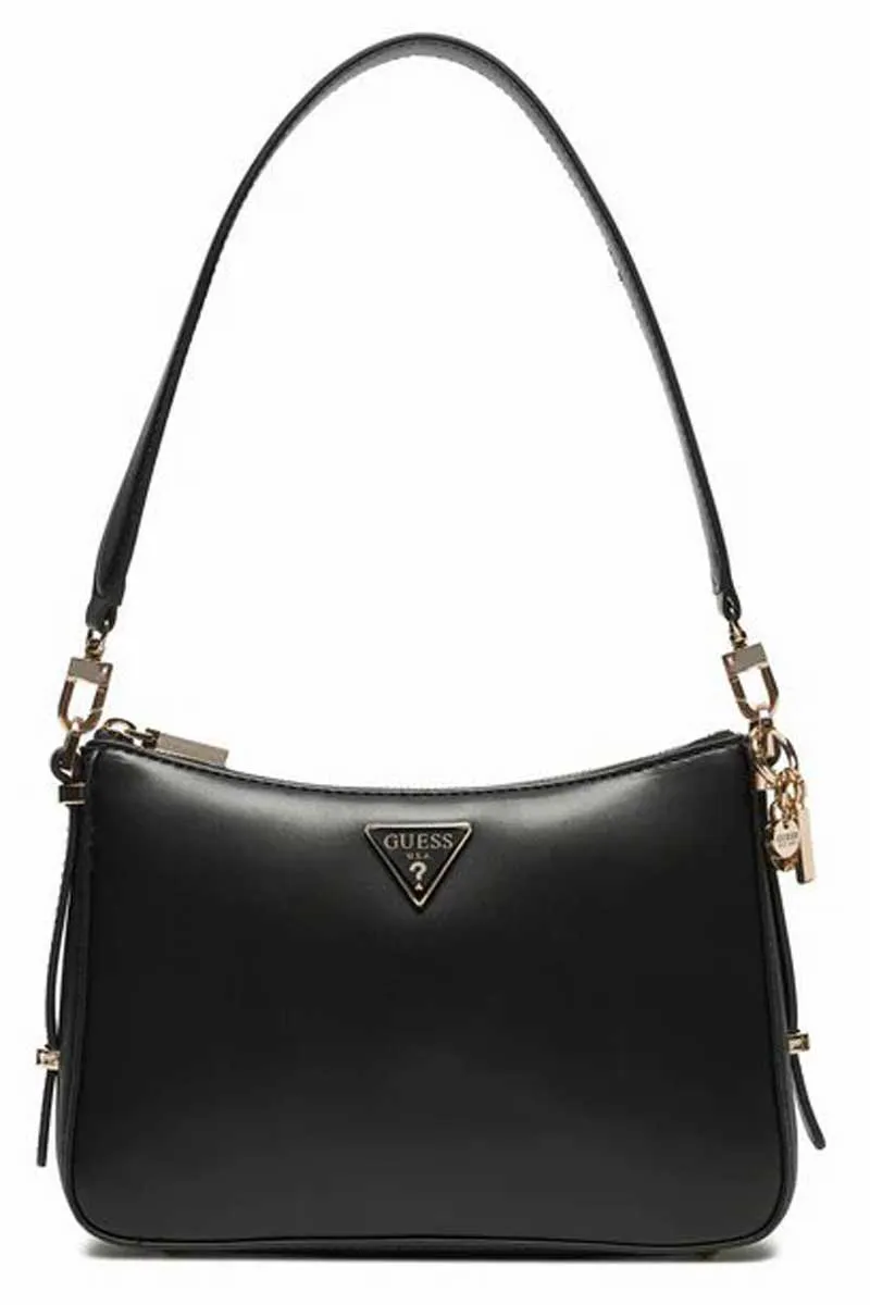 Guess Daryna Top Zip Shoulder Bag In Black For Women