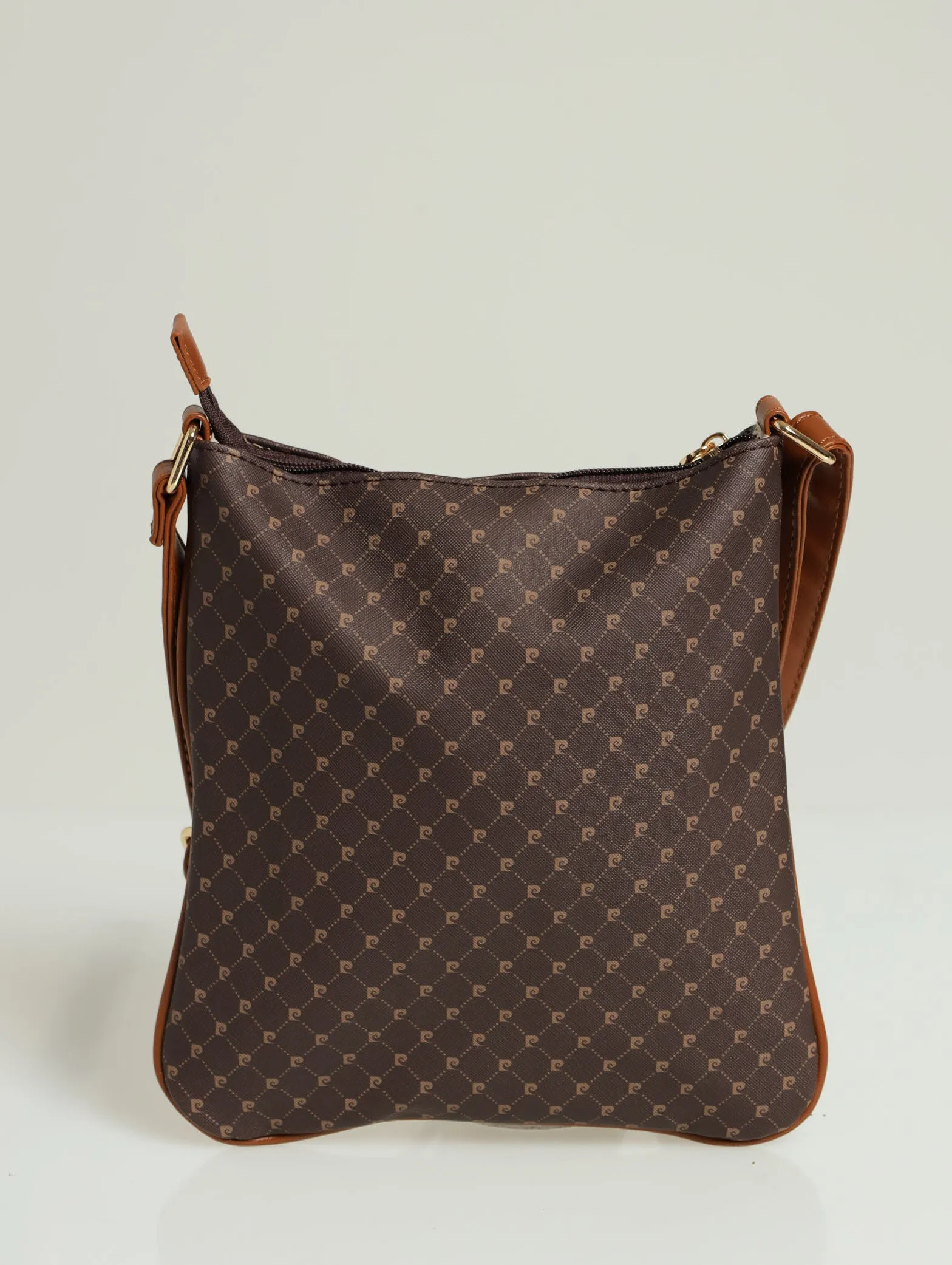 Guliana Core Logo Crossbody Bag - Brown