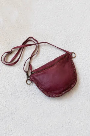 Half Moon Studded Bag