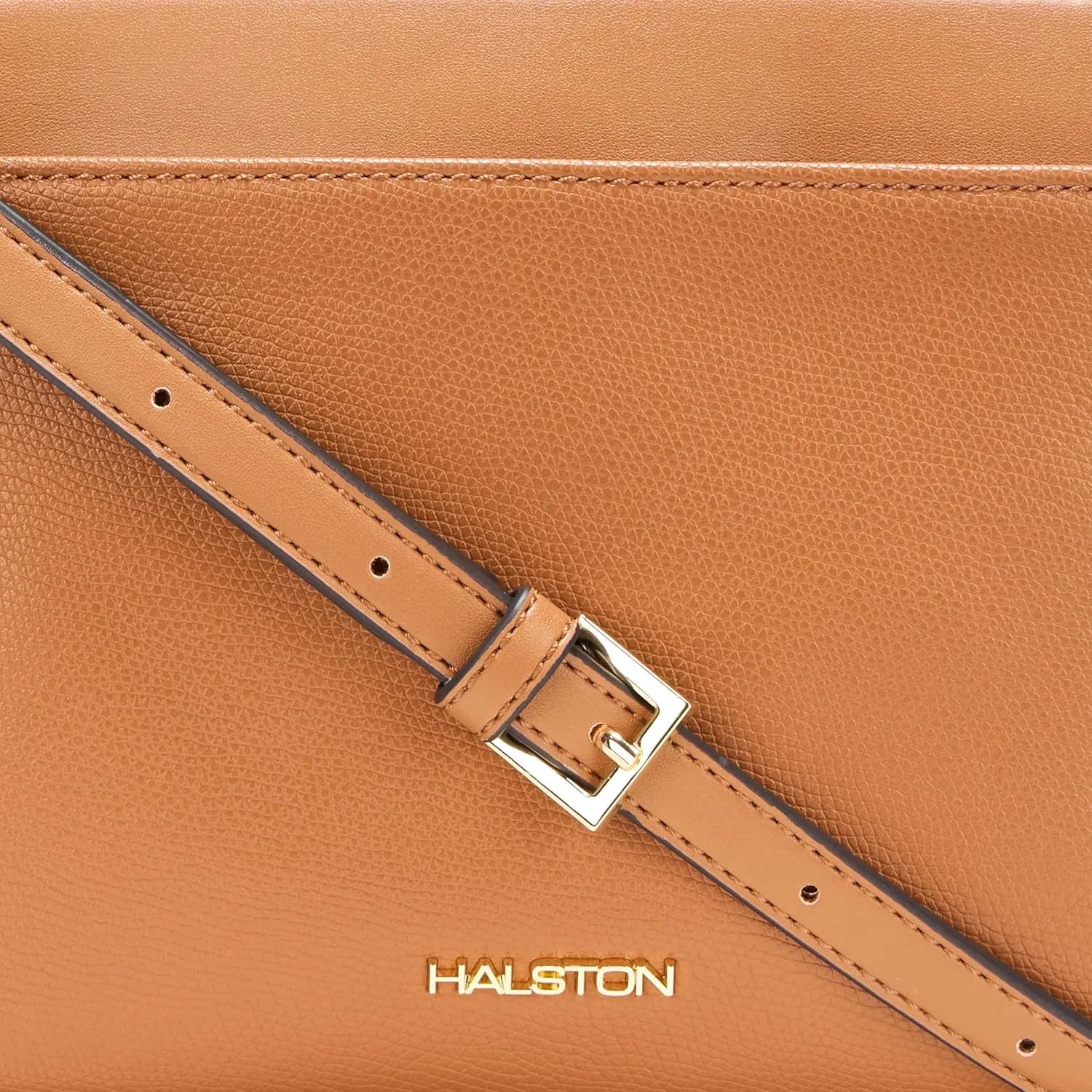Halston Rosie Signature Logo Top Zip Crossbody