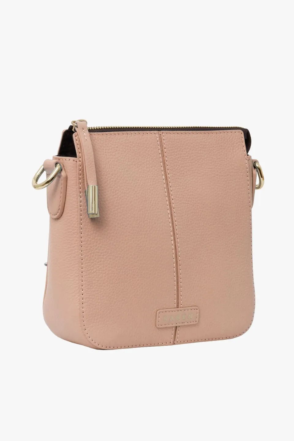 Harrie Taupe Crossbody Bag