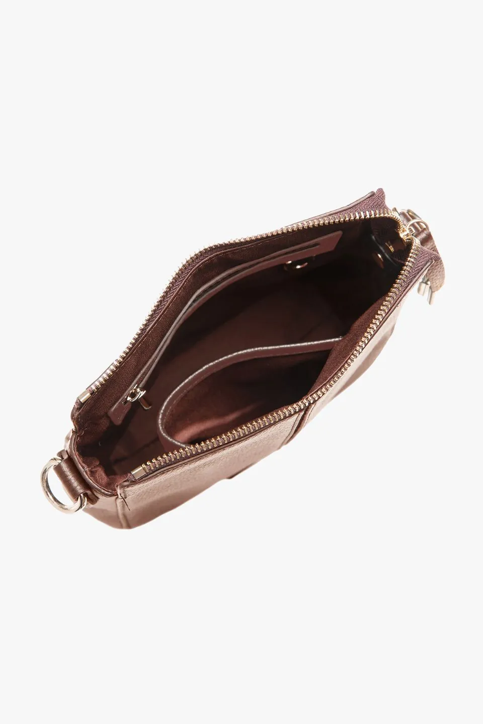 Harrie Taupe Crossbody Bag