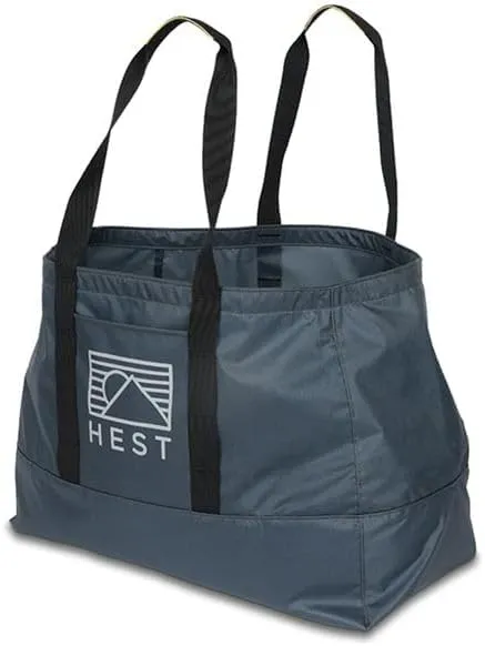 HEST Tote 50 - Camp Carry All Bag - Durable Outdoor Ready Camping Tote Bag - Carry Straps and Exterior Pocket - 50 Liter Capacity