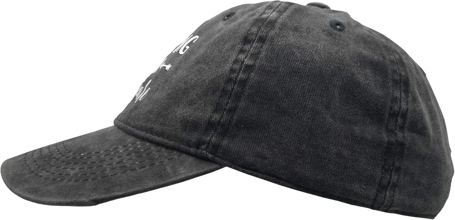HHNLB Unisex Camping Hair Don t Care 1 Vintage Jeans Baseball Cap Classic Cotton Dad Hat Adjustable Plain Cap