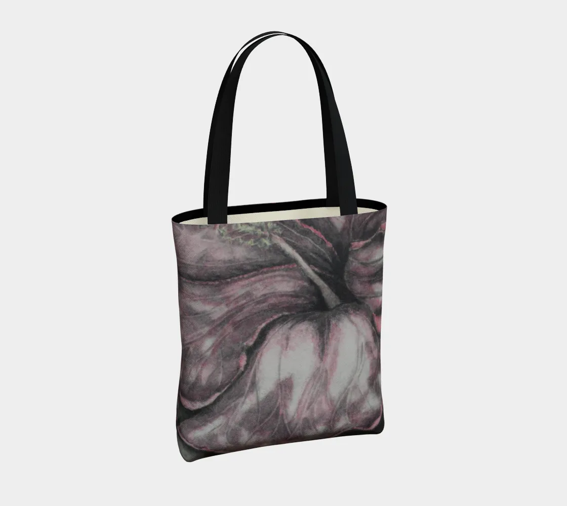 Hibiscus Grisaille Bag Tote Pink End-to-end encryption Proactive service