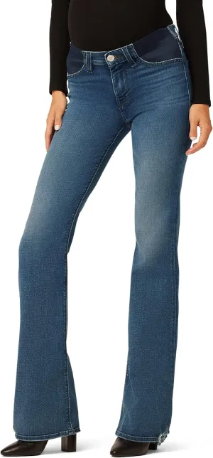 HUDSON Women's Nico Mid-Rise Maternity Bootcut Jean