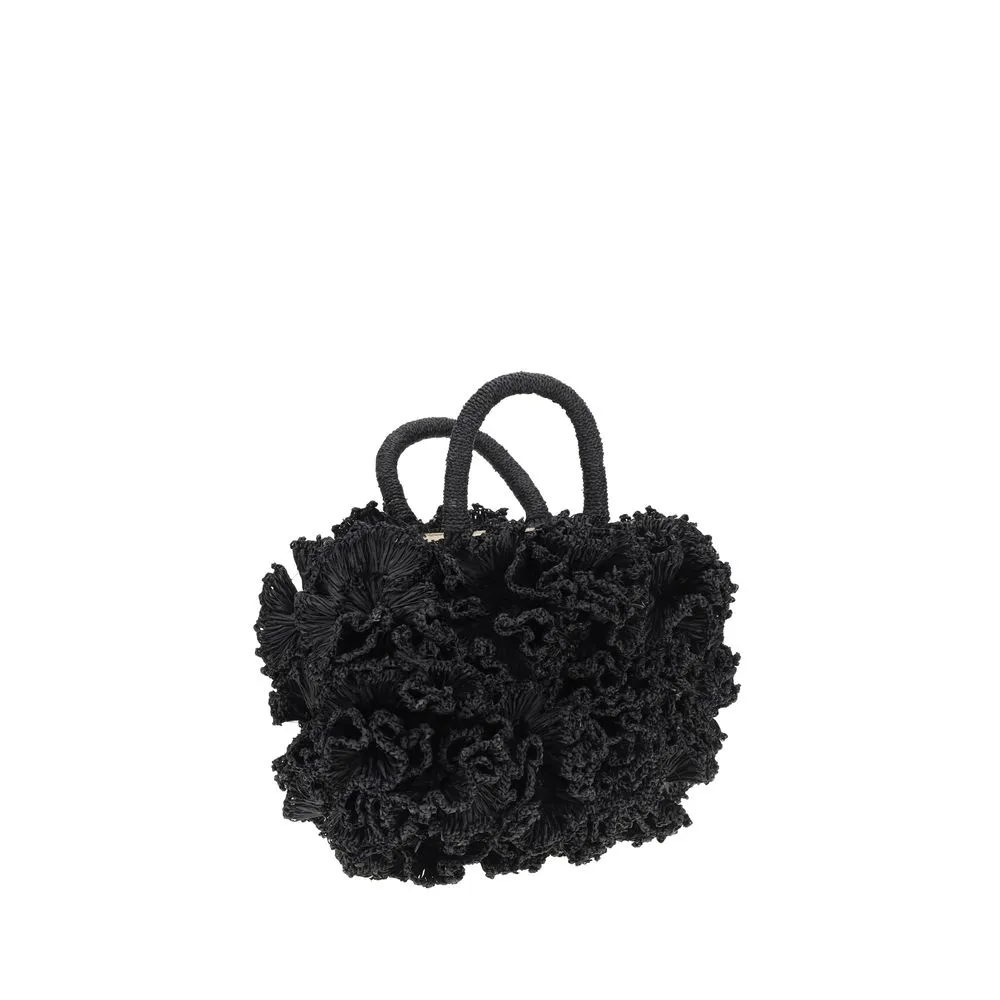 Ibeliv Coral raffia Handbag