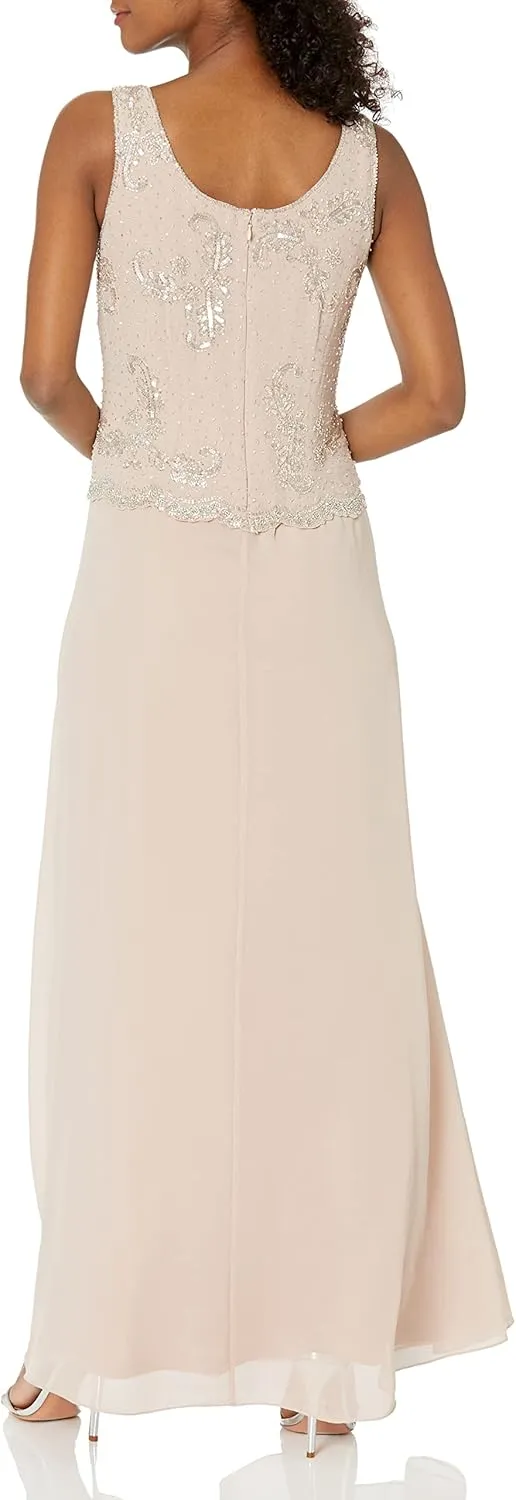 J Kara Women's Beaded Jacket Dress