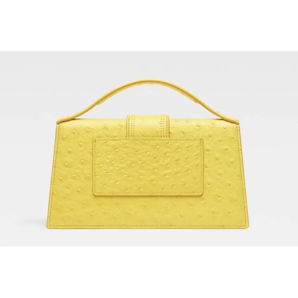 Jacquemus Yellow Leather Handbag