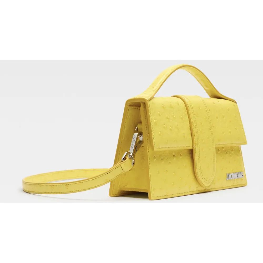 Jacquemus Yellow Leather Handbag