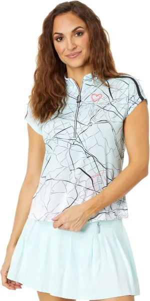 Jamie Sadock Women's Runaway Heart Short Sleeve Top