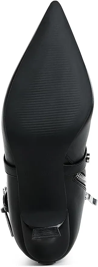 Jaunts Eyelets & Studs Harness Ankle Boots
