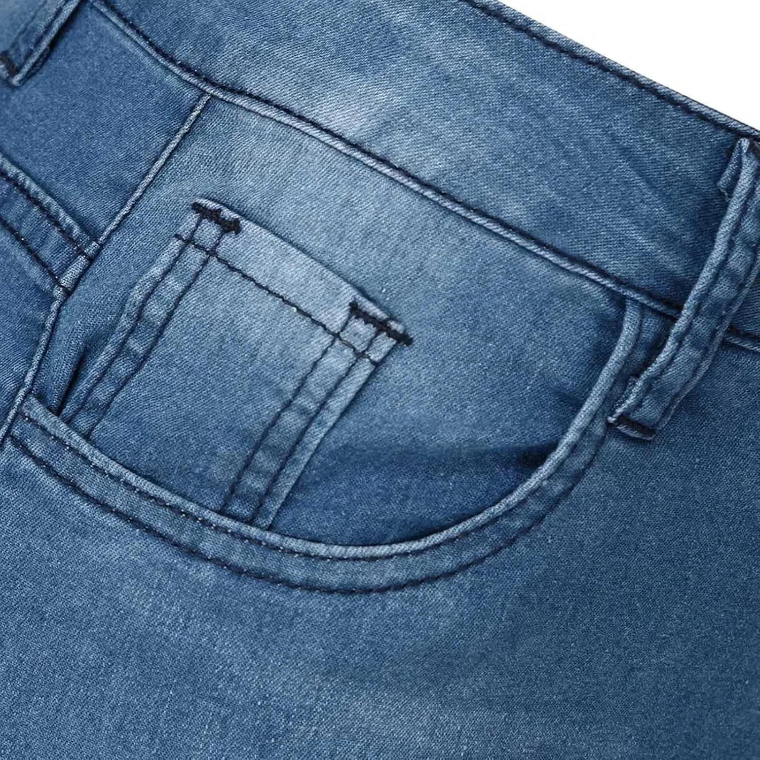 Jeans for Women Trendy Women's Sexy Skinny Flare Jeans Low Waist Stretch Button Comfortable Denim Pants with Pocket