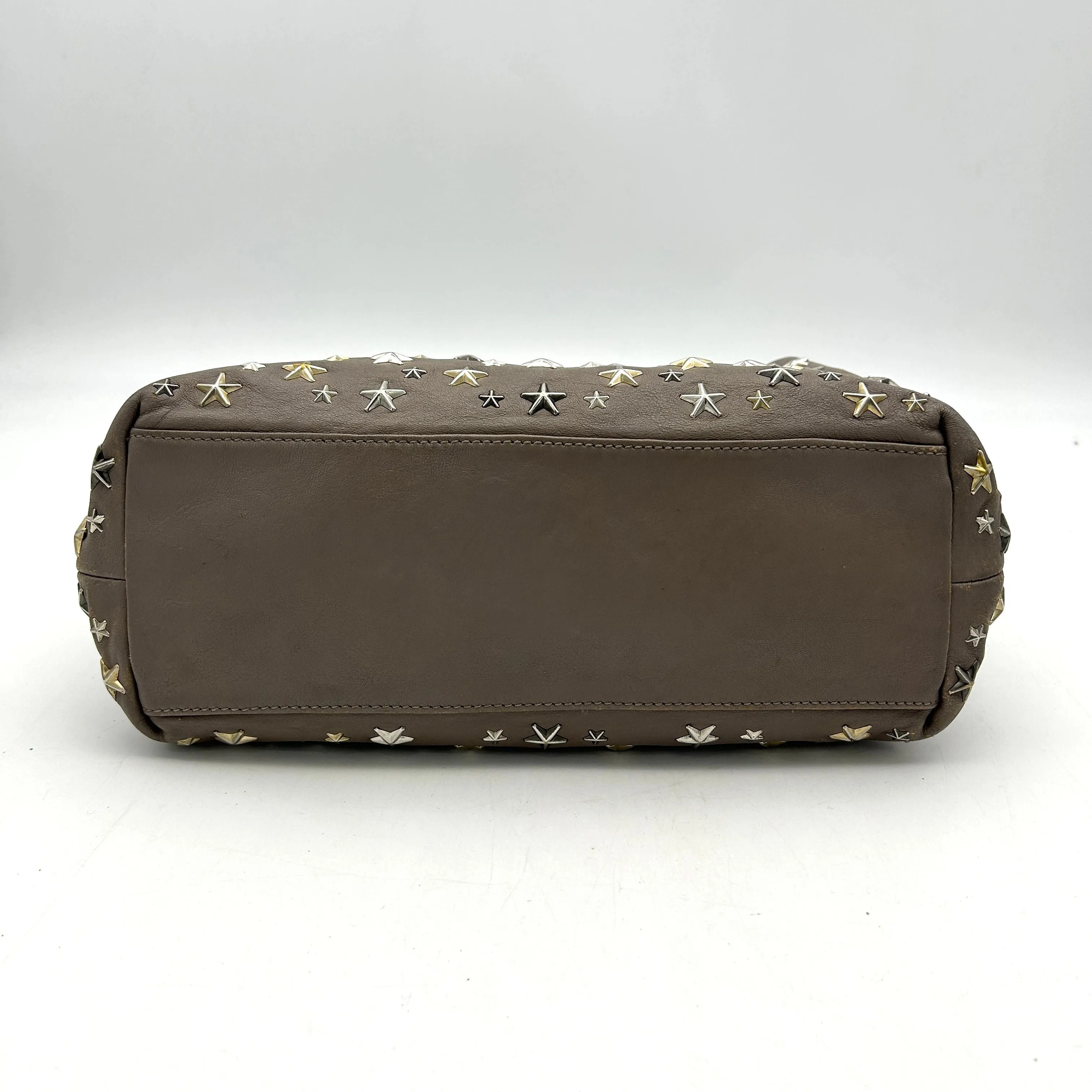 Jimmy Choo | Bags | Jimmy Choo Star Studs Pimlico Tote Shoulder Bag Gray LA20086