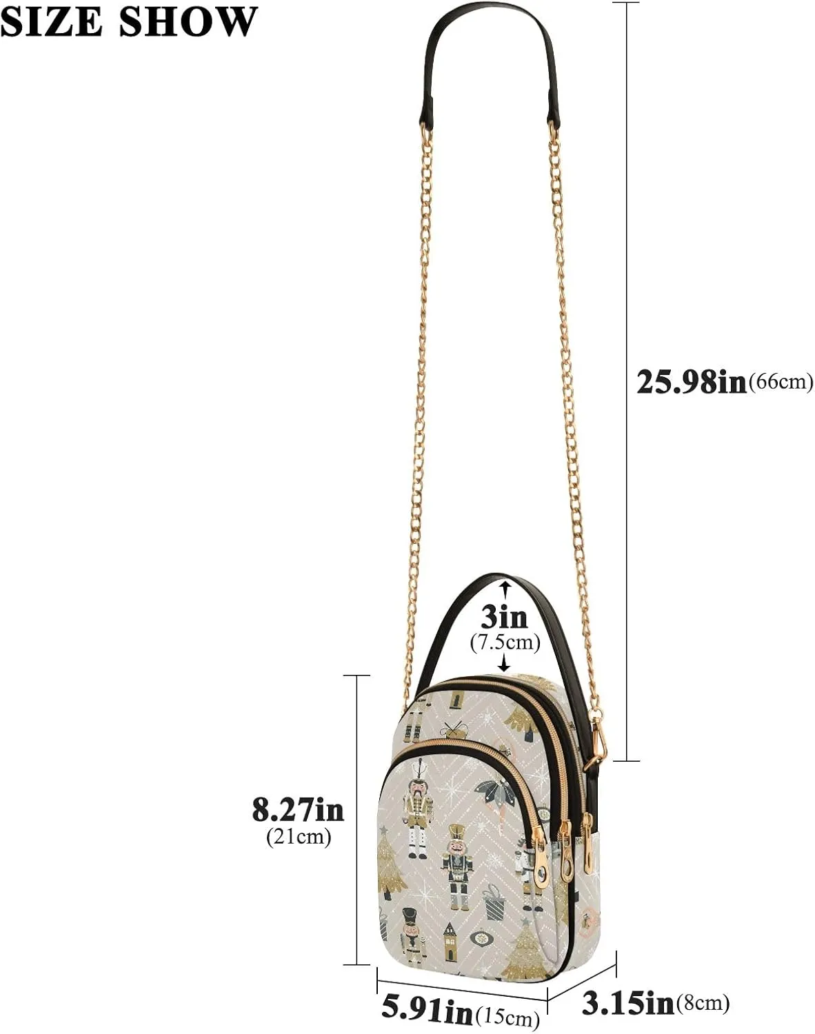 Joisal Bright Gradient Stars Anti Theft Crossbody Bag, Handbag for Women Trendy Small Sling Bag for Women